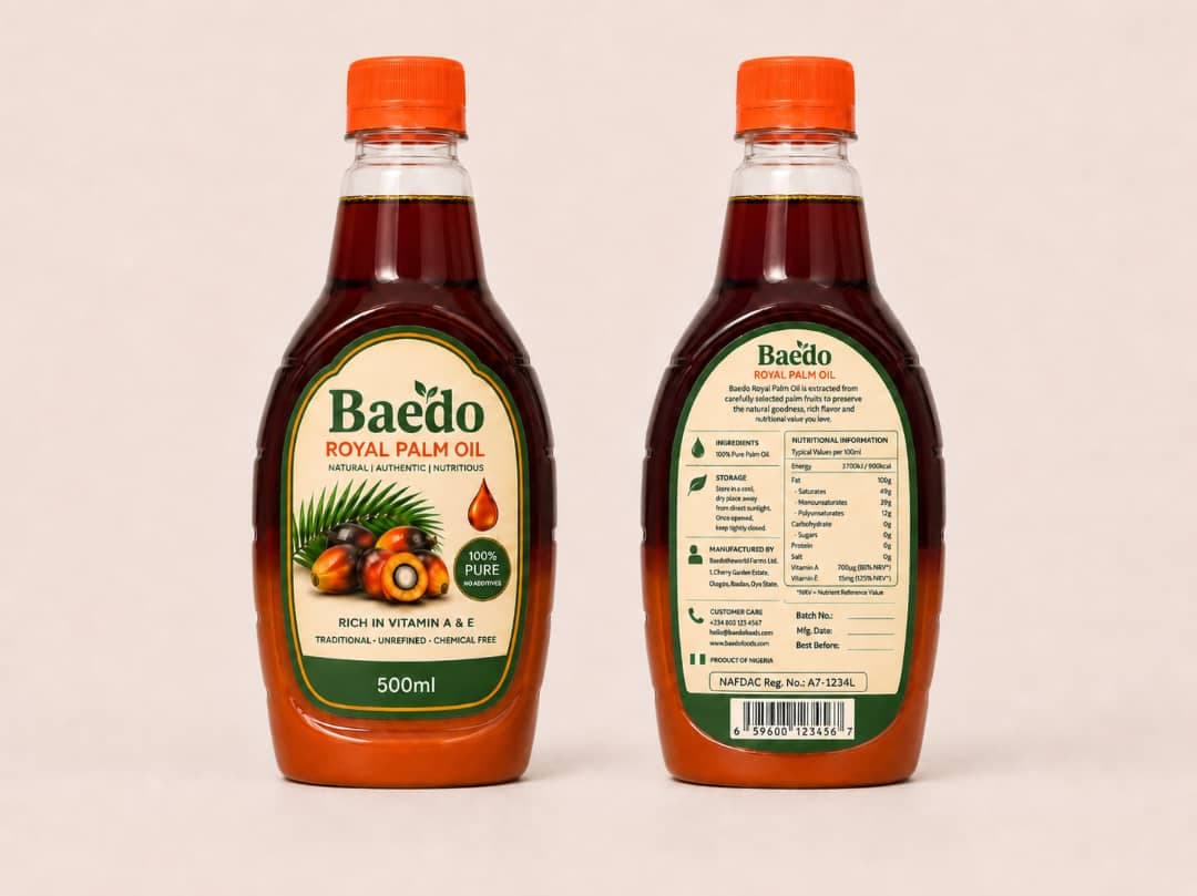 500ml palm oil